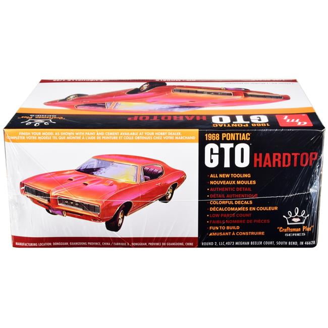Picture of AMT AMT1411M Skill 2 1968 Pontiac GTO Hardtop Craftsman Plus Series 1-25 Scale Model Kit