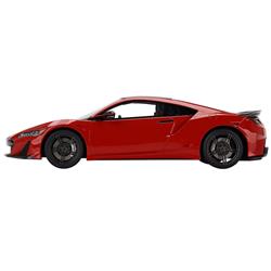 TS0422 1 to 18 Scale 2022 Acura NSX Type S Curva Red with Carbon Top Model Car -  Top Speed