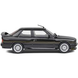 S4312002 1989 BMW E30 M3 Alpina B6 3.5S Metallic 1-43 Diecast Model Car, Diamond Black -  Solido