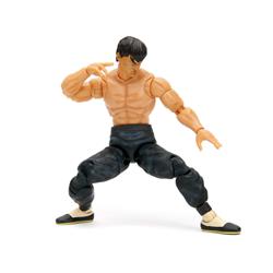 Picture of Jada 34217 Fei Long 6 Moveable Figure with Accessories & Alternate Head & Hands Ultra Street Fighter II The Final Challengers 2017 Video Game model