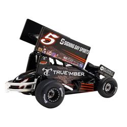 Picture of Acme A5022001 Winged Sprint Car No.5 Spencer Bayston TrueTimber Camo CJB Motorsports Rookie of the Year World of Outlaws 2022 1-50 Diecast Model Car