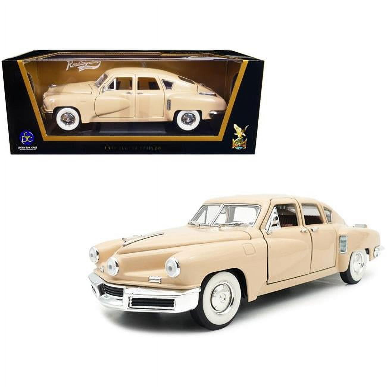 1948 Tucker Torpedo Cream 1-18 Diecast Model Car