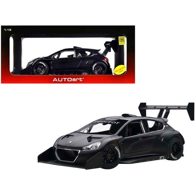 2013 Peugeot 208 T16 Pikes Peak Race Plain Version 1-18 Model Car, Black