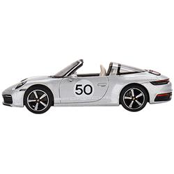 Picture of True Scale Miniatures MGT00507 Porsche 911 Targa 4S No.50 GT Metallic Heritage Design Edition Limited Edition 1-64 Diecast Model Car, Silver