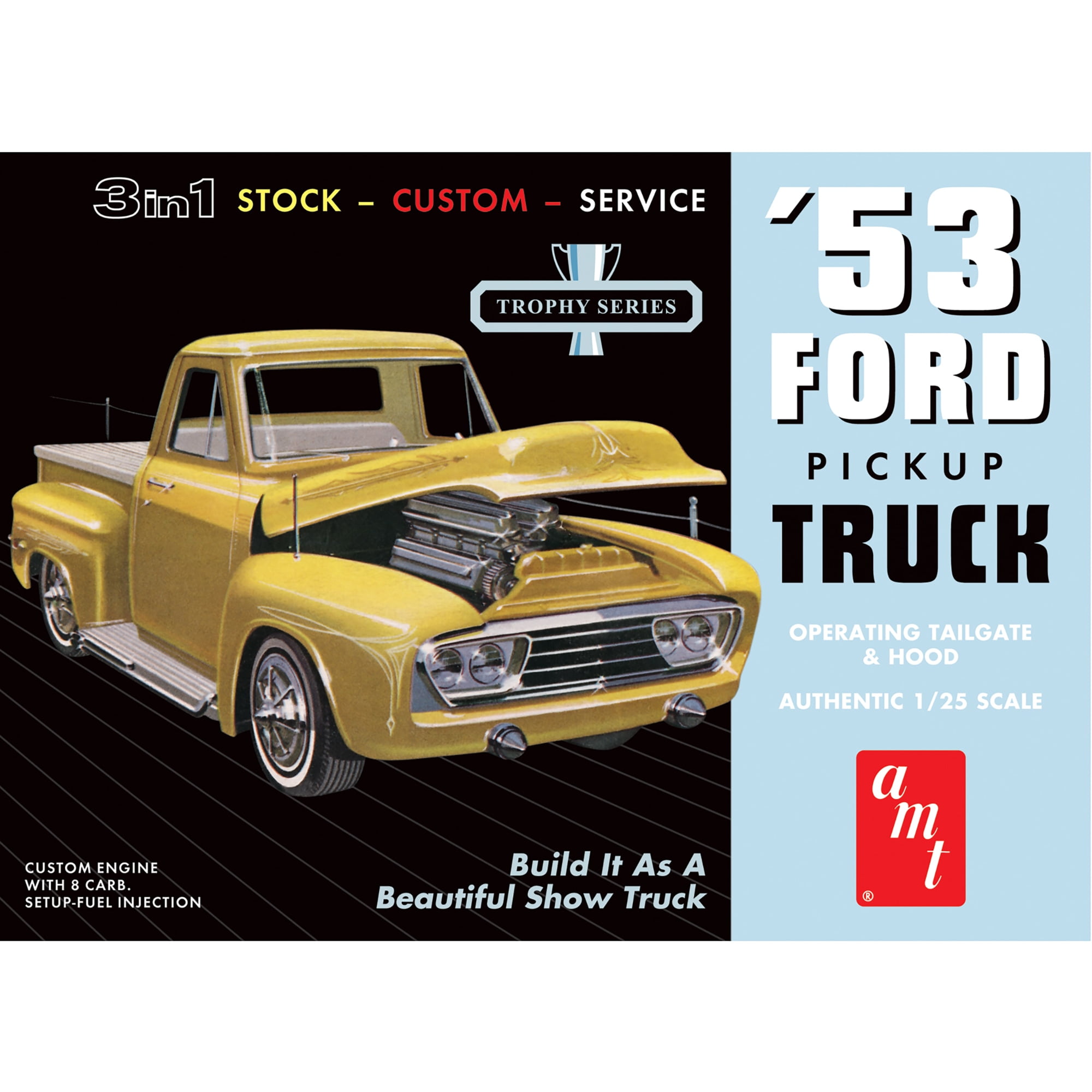 Picture of AMT AMT1384 Skill 2 Model Kit 1934 Ford Street Rod 5-Window Coupe 1-25 Scale Model
