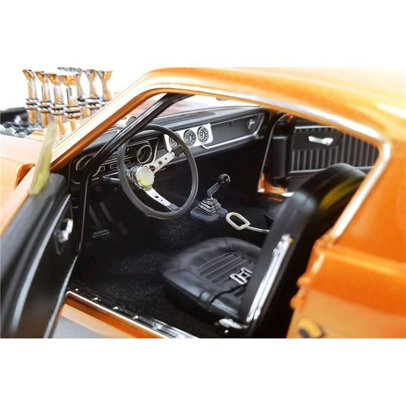 Picture of Acme A1801860 1-18 Scale 1965 Ford Mustang A-FX Orange Metallic Rat Fink Mighty Mustang Limited Edition to Worldwide Diecast Model Car - 1122 Piece