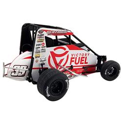 Picture of Acme A1810223 1-18 Scale 2023 No.39 Victory Fuel & Swindell Speedlabs Midget - Logan Seavey - 2023 Chili Bowl Champion Diecast Model Car
