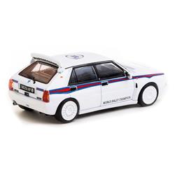 1-64 Scale Lancia Delta HF Integrale White with Red & Blue Stripes Martini 6 - World Rally Champion Road64 Series Diecast Model Car -  Toyopia, TO3473615