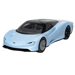 Picture of Airfix Quickbuild J6052 Skill 1 McLaren Speedtail Light Blue with Black Top Snap Together Painted Plastic Model Car Kit