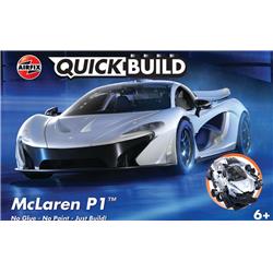 Picture of Airfix Quickbuild J6028 Skill 1 Model Kit McLaren P1 White Snap Together Painted Plastic Model Car Kit