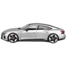 2022 Audi RS e-tron GT Silver Metallic with Sunroof 1-18 Scale Diecast Model Car