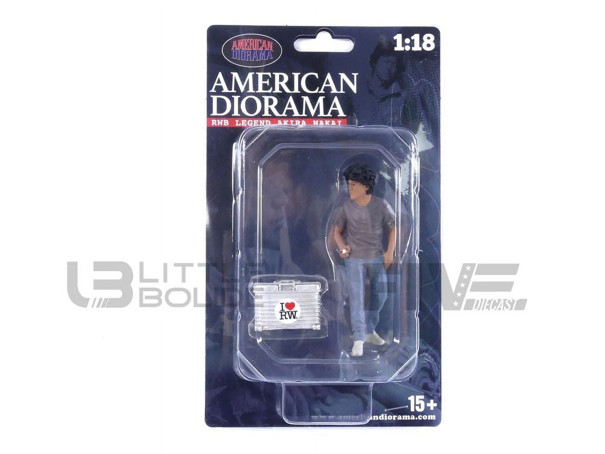 Picture of American Diorama 18502 RWB Legend Akira Nakai Nakai-San Figure 2 with Briefcase for 1-18 Scale Model