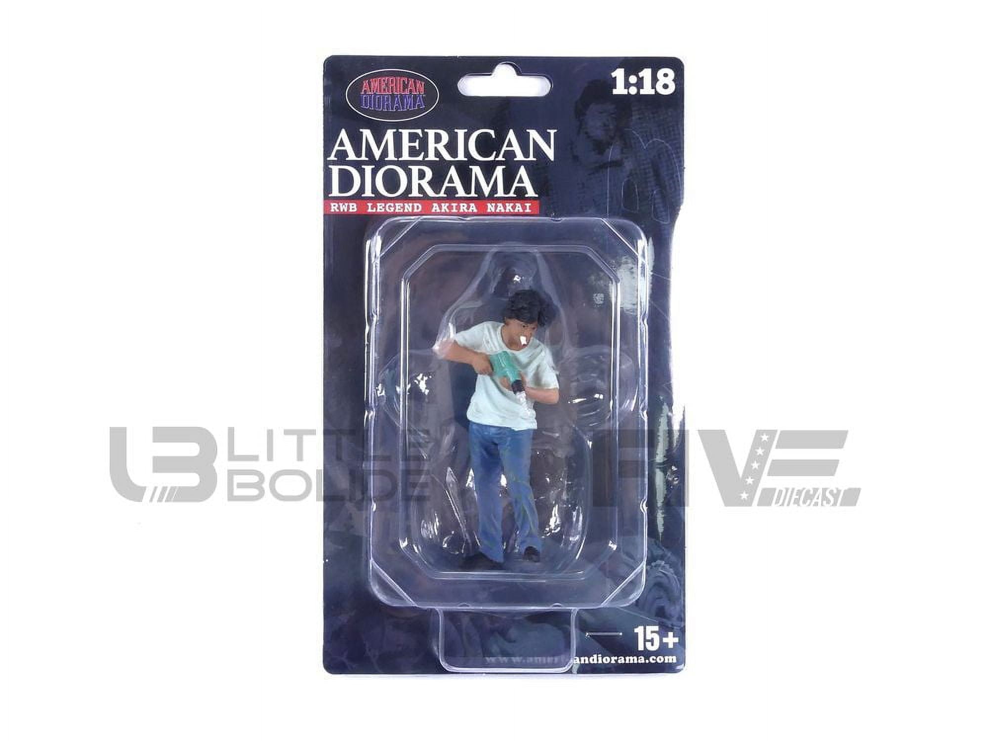 Picture of American Diorama 18503 RWB Legend Akira Nakai Nakai-San Figure 3 for 1-18 Scale Model