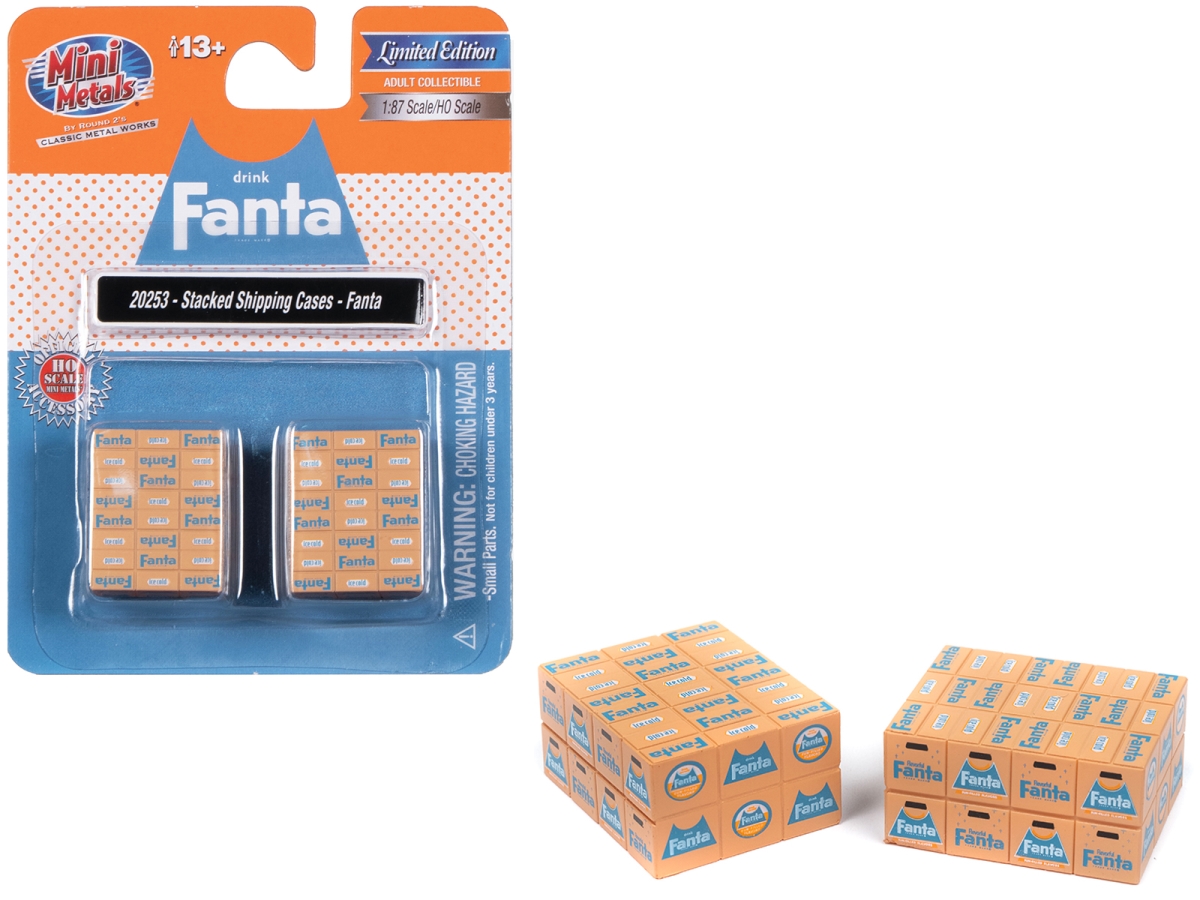 Picture of Classic Metal Works 20253 Stacked Shipping Cases Fanta Piece Mini Metals Series for 1-87 HO Scale Models - Set of 2