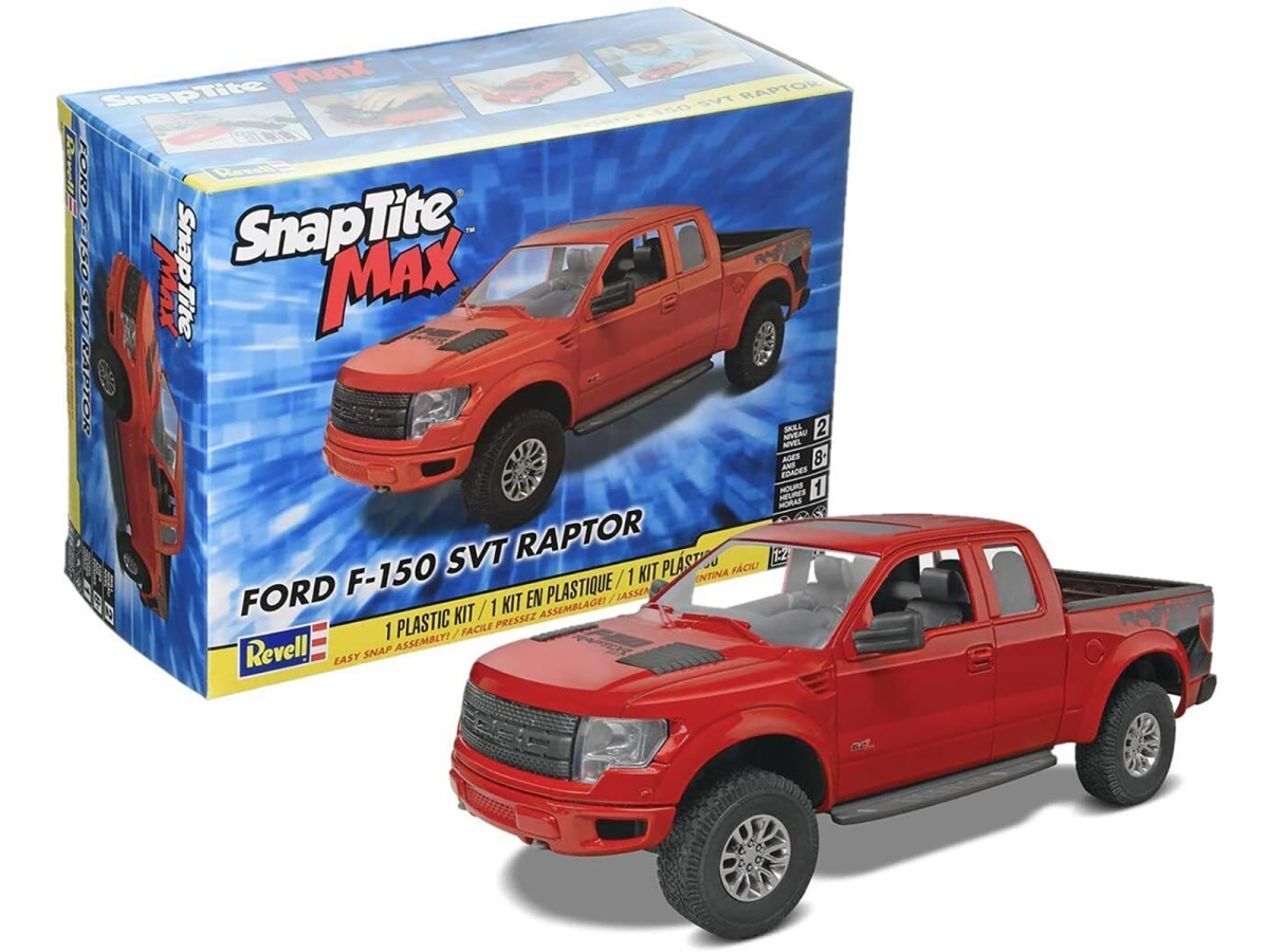 85-1233 Level 2 Snap Tite Max 2013 Ford F-150 SVT Raptor Pickup 1-25 Scale Model Truck Kit -  Revell