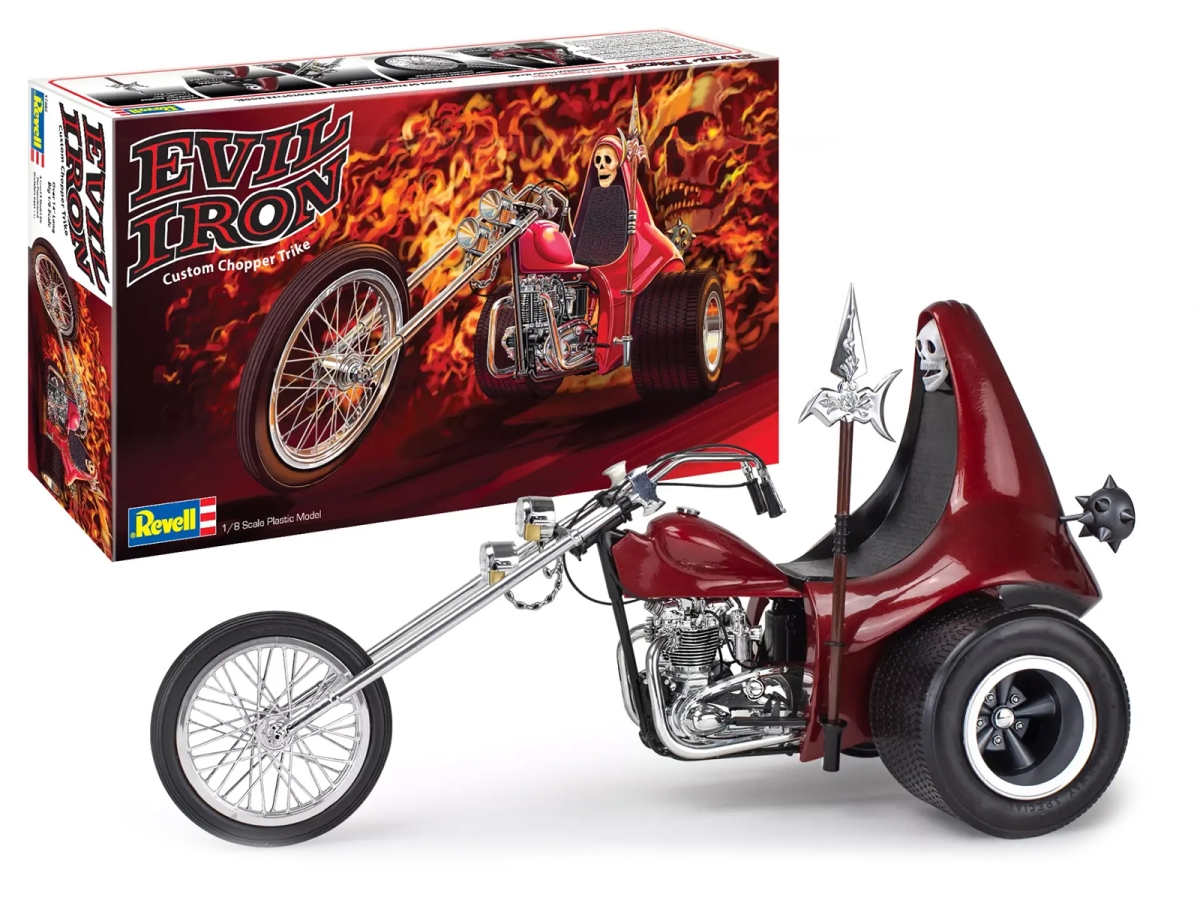 17325 Level 5 Evil Iron Custom Chopper Trike 1-8 Scale Model Kit -  Revell