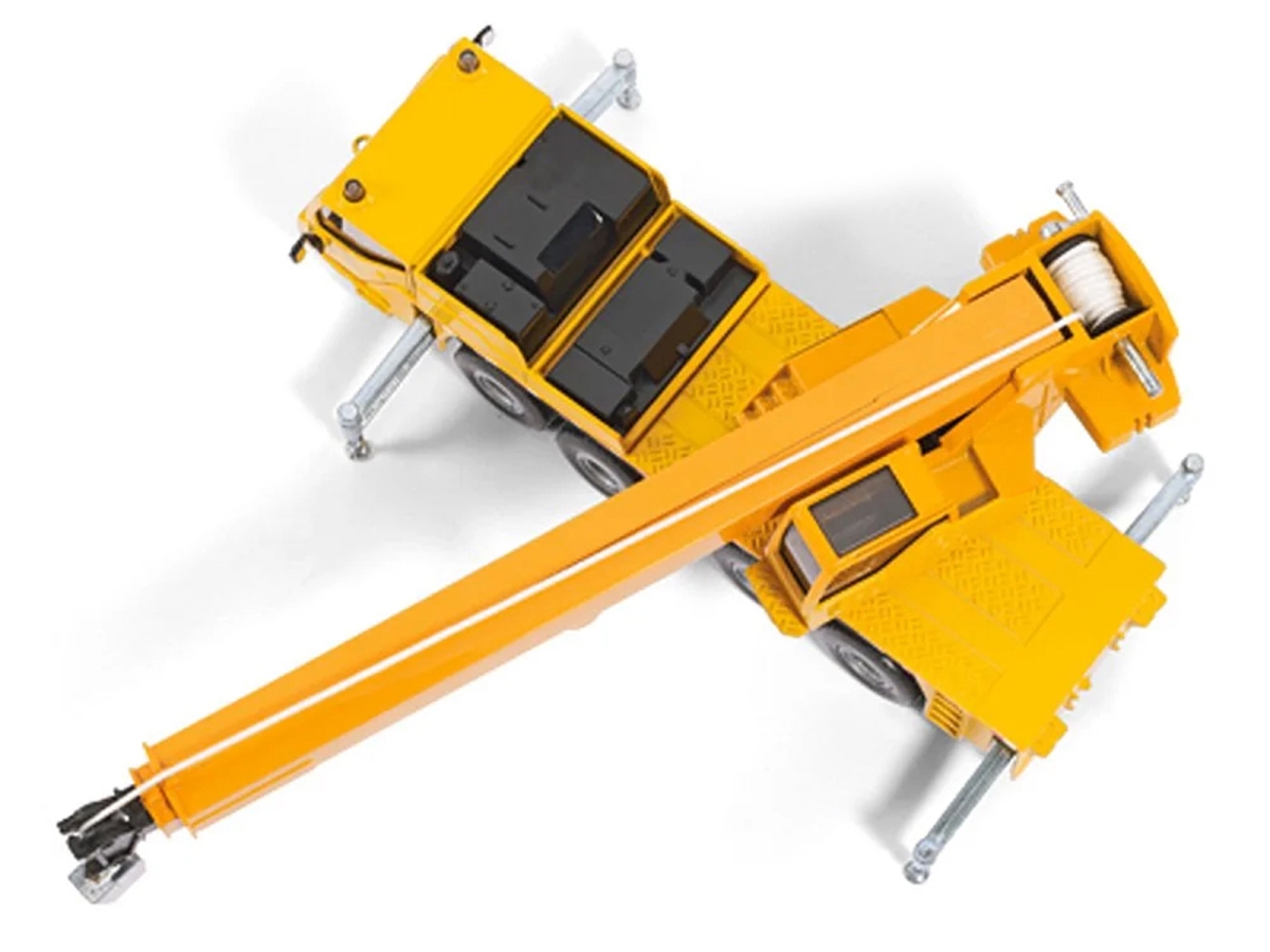 2110 1-55 Scale Diecast Model Mobile Crane, Yellow
