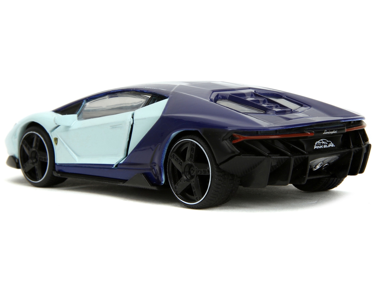 Jada 35365 Lamborghini Centenario Pink Slips Series 1-32 Scale Diecast Model Car, Light Blue & Purple
