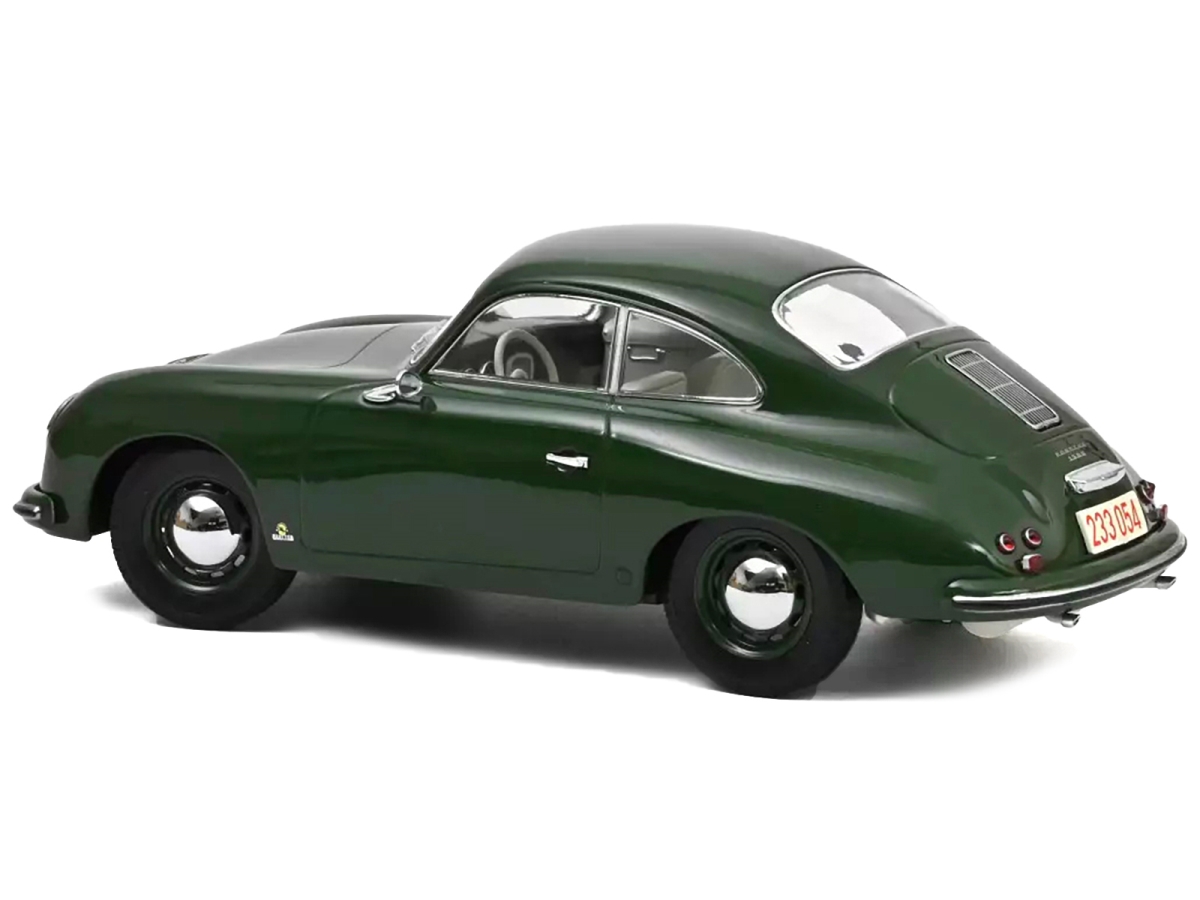 Picture of Norev 187453 1954 Porsche 356 Coupe with Interior 1-18 Scale Diecast Model Car&#44; Green & White
