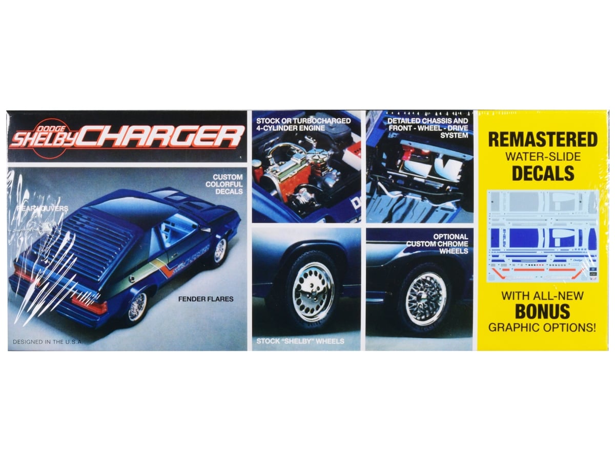 987 Skill 2 1986 Dodge Shelby Charger 1-25 Scale Model Kit