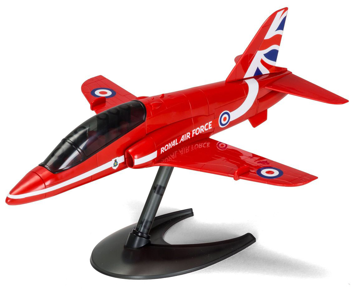 Picture of Airfix Quickbuild J6018 Skill 1 Royal Air Force Red Arrows Hawk Aircraft Snap Together Painted Plastic Model Airplane Kit