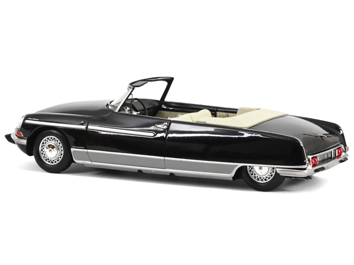 Picture of Norev 181746 1-18 Scale Diecast Model Car for 1968 Citroen DS 21 Palm Beach Cabriolet - Black