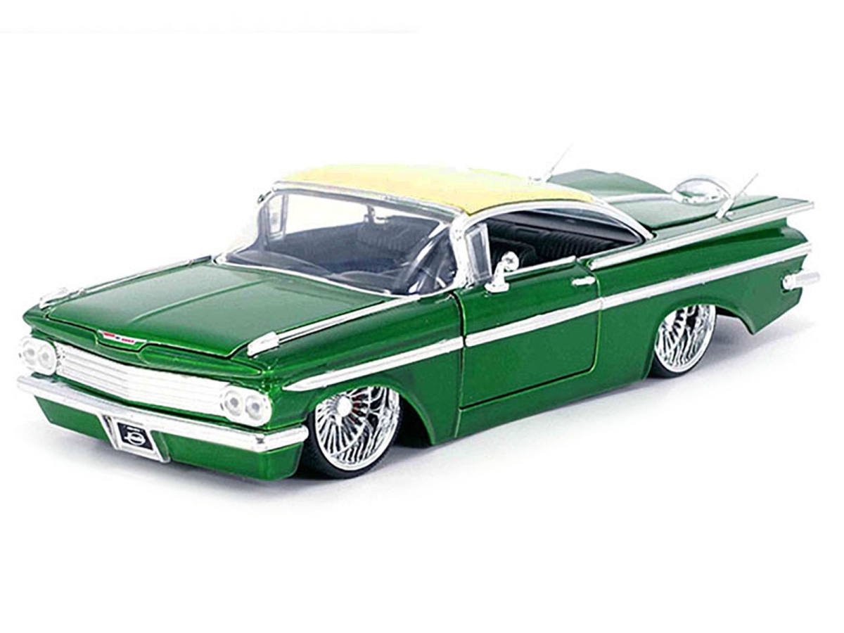 1959 Chevrolet Impala Lowrider - Green Metallic - 1:24 Scale Diecast Model