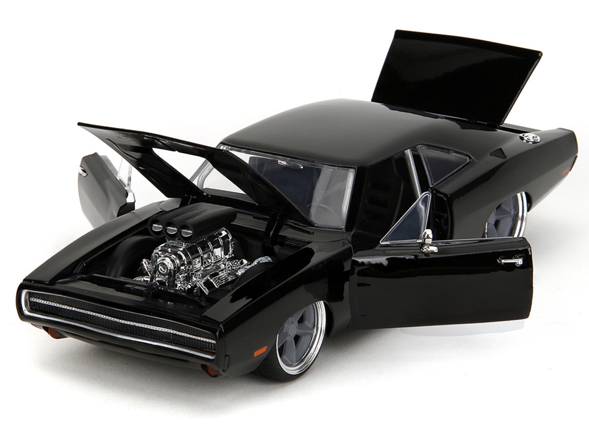 1970 Dodge Charger R/T Black Diecast Model - 1:24 Scale - Fast X Edition