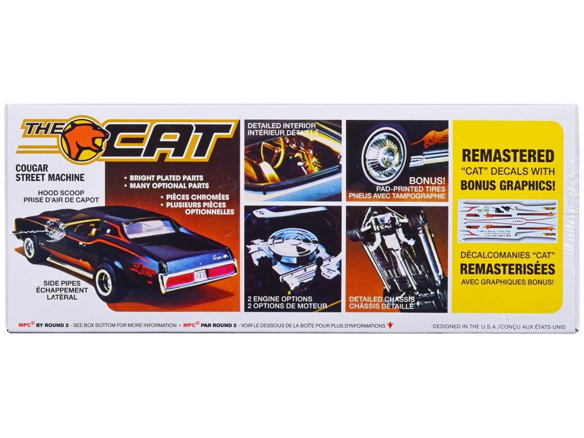 1004M Skill 2 1973 Mercury Cougar The Cat 1-25 Scale Model Kit