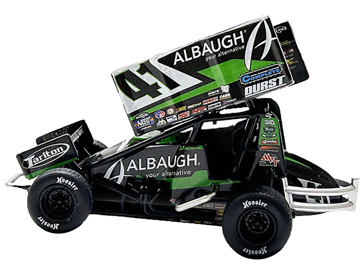 Picture of Acme A1824006 Winged Sprint Car No.41 Carson Macedo Albaugh Jason Johnson Racing World of Outlaws 2024 1-18 Diecast Model Car