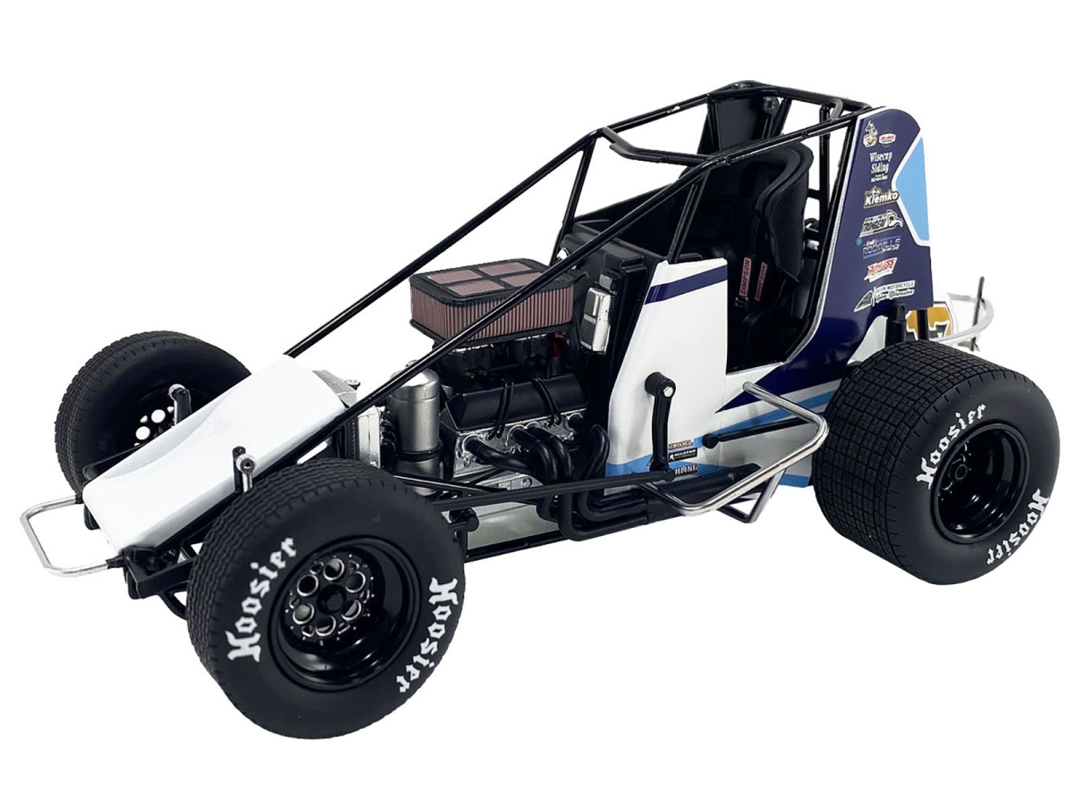 Picture of Acme A1824010 Winged Sprint No.17B Bill Balog Andersons Pure Maple Syrup B Squared Motorsports World of Outlaws 2024 1 by 18 Diecast Model Car