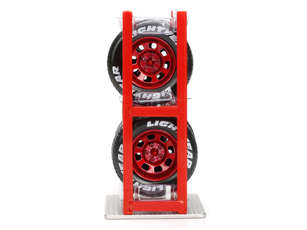Jada 98033 Cruising Lightning McQueen Red Metallic with Extra Wheels Disney & Pixar Cars Movie Hollywood Rides Series Diecast Model Car