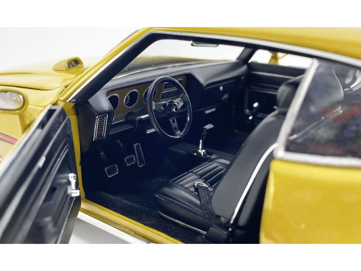 Picture of Acme A1801225 1971 Pontiac GTO Judge Quezal Gold Metallic Limited Edition to 366 Piece Worldwide 1 by 18 Diecast Model Car