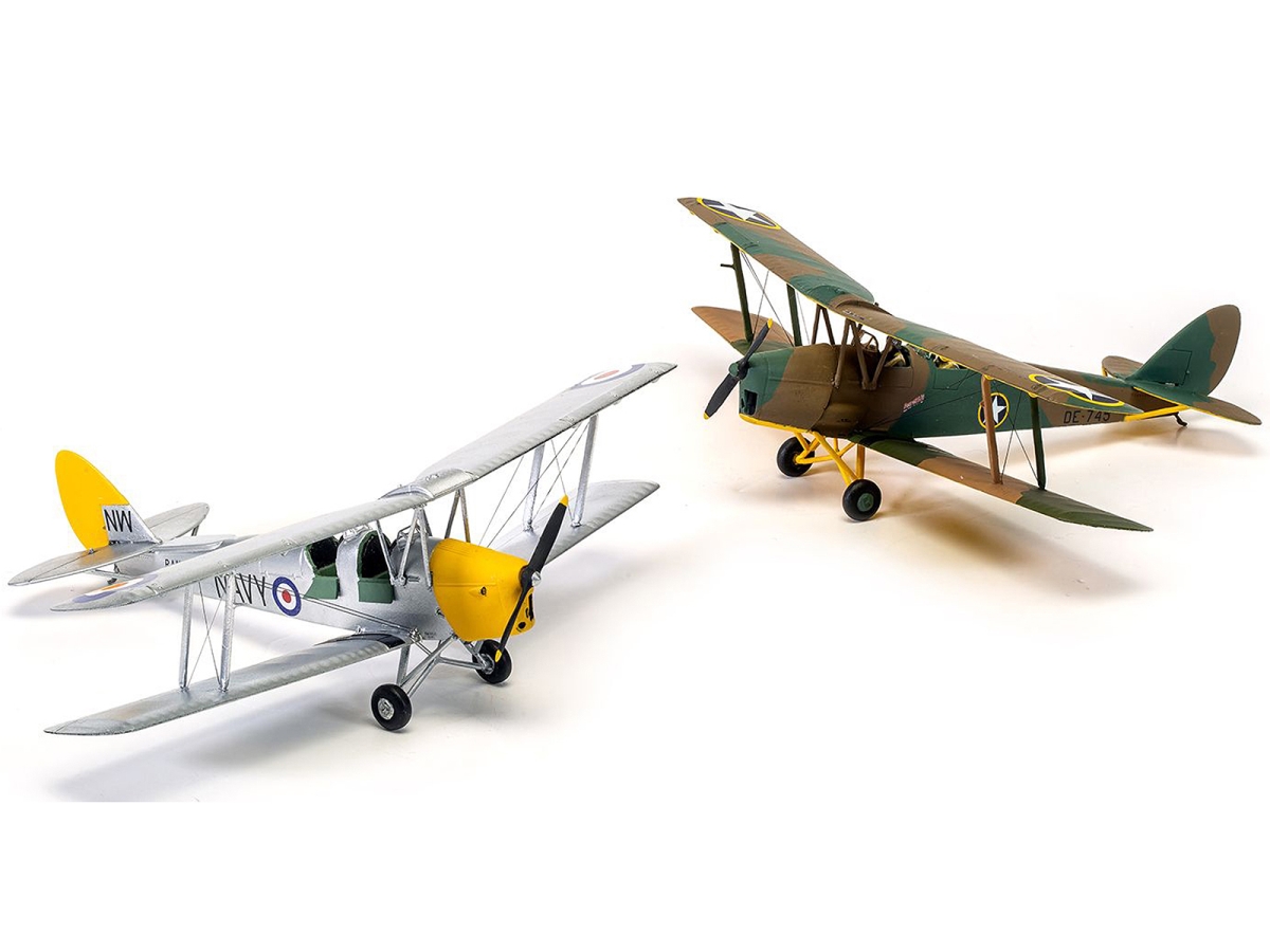 Picture of Airfix A02106A Level 2 Model Kit De Havilland Tiger Moth Aircraft with 2 Scheme Options 1-72 Scale Plastic Model Kit