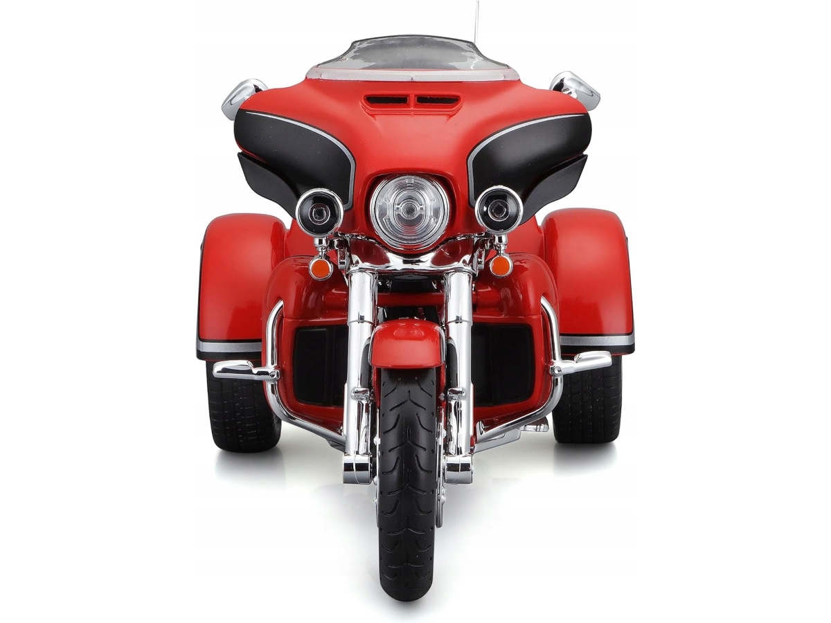 Maisto 32337OR 2021 Harley Davidson CVO Tri Glide Motorcycle Orange H-D Custom 1-12 Scale Diecast Model