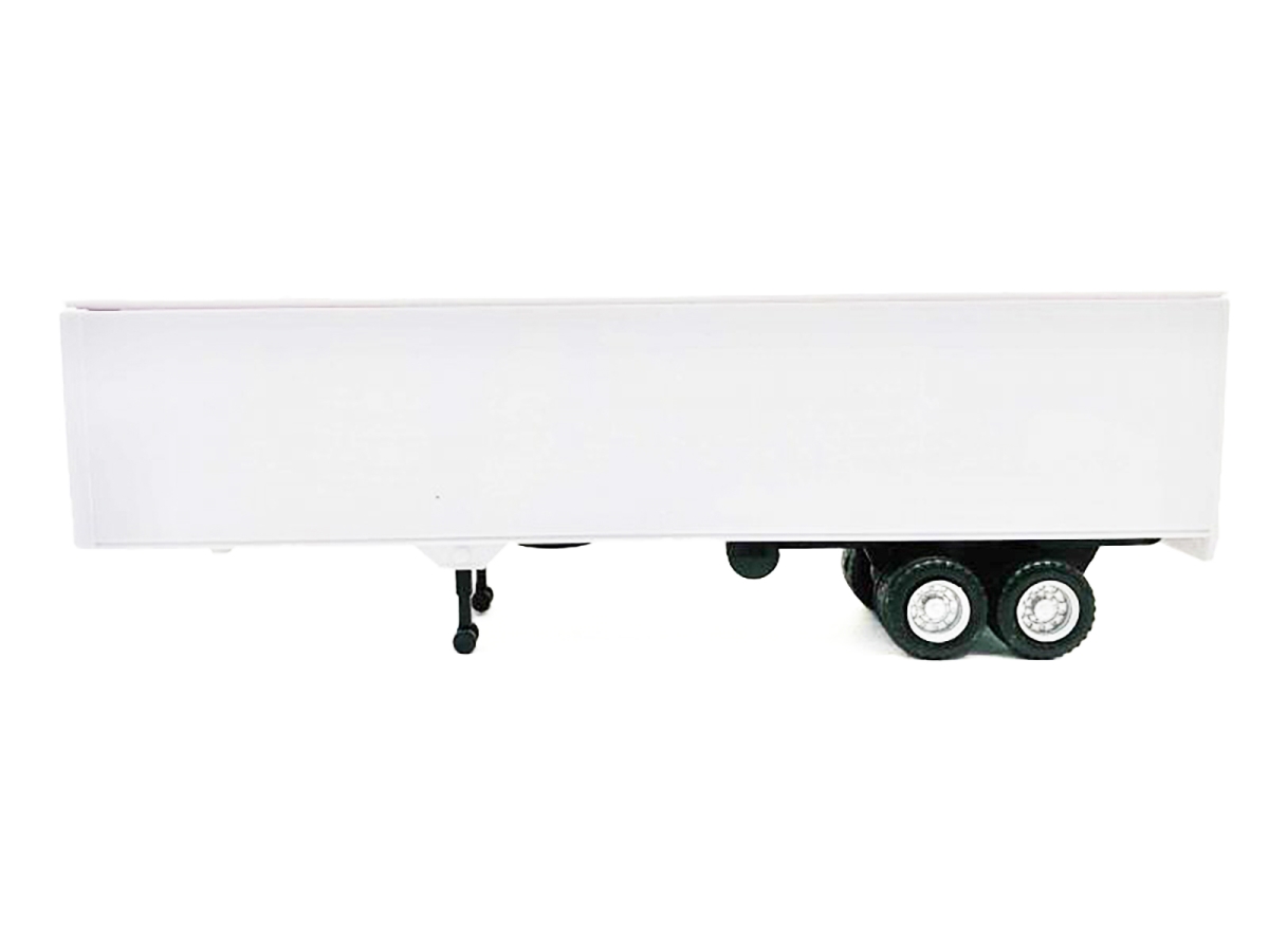 005272W 40 ft. Dry Van Trailer White 1-87 Scale - HO Plastic Model