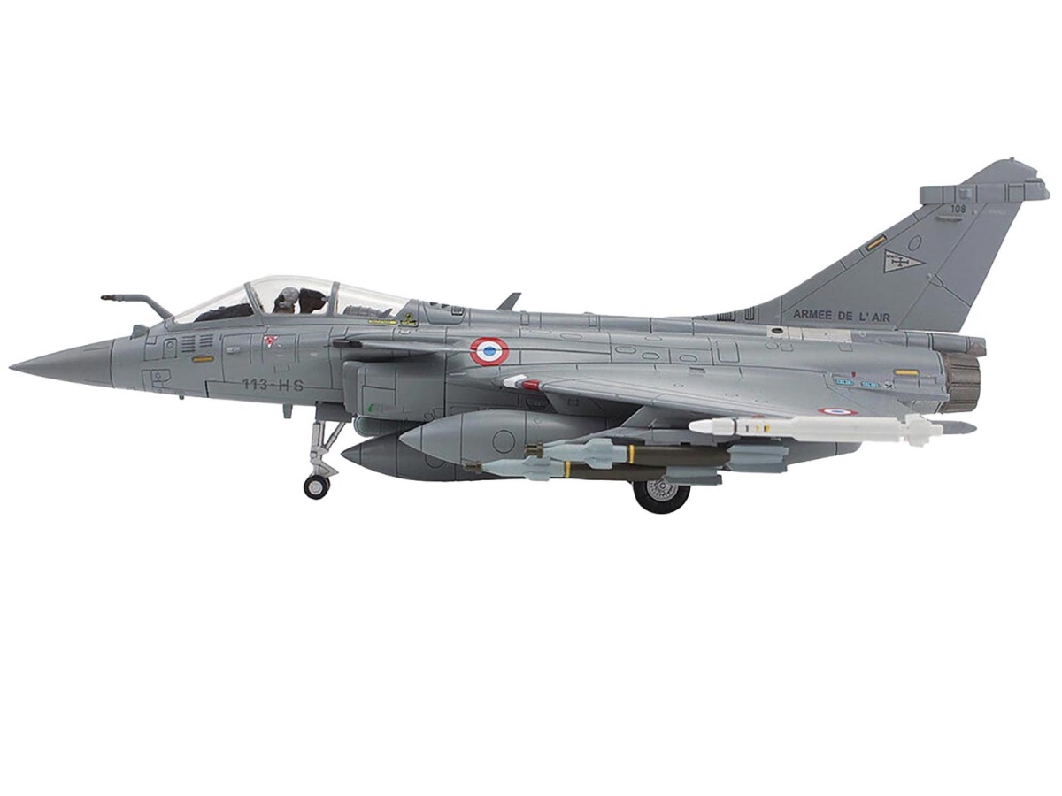 Picture of Hobby Master HA9609 Dassault Rafale C Fighter Aircraft 113-HS EC 1 & 7 Provence&#44; Kandahar - 2010 Armee de l Air - French Air Force Air Power Series 1-72 Scale Diecast Model