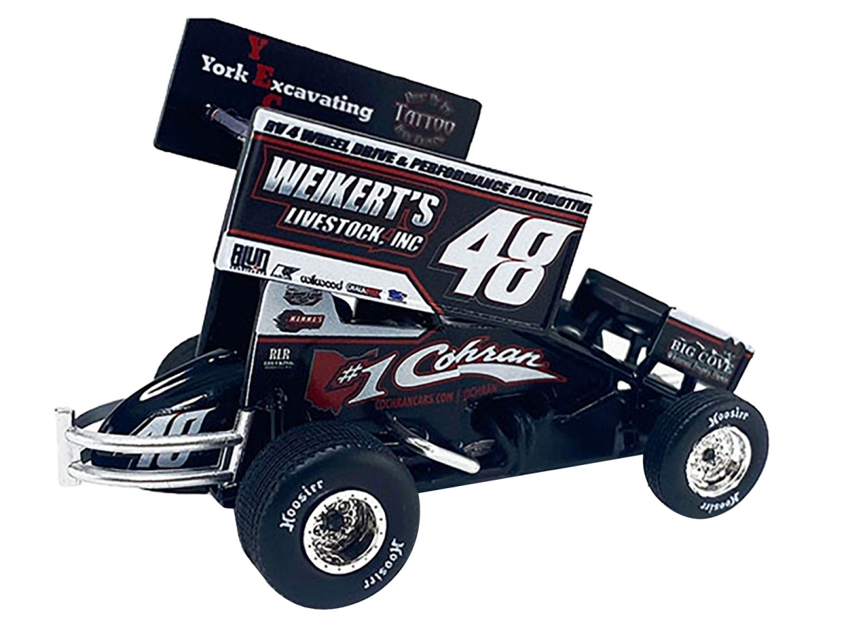 Picture of Acme A5024017 Winged Sprint Car No.48 Danny Dietrich Weikerts Livestock Inc. Gary Kauffman Racing - 2024 1-50 Scale Diecast Model Car