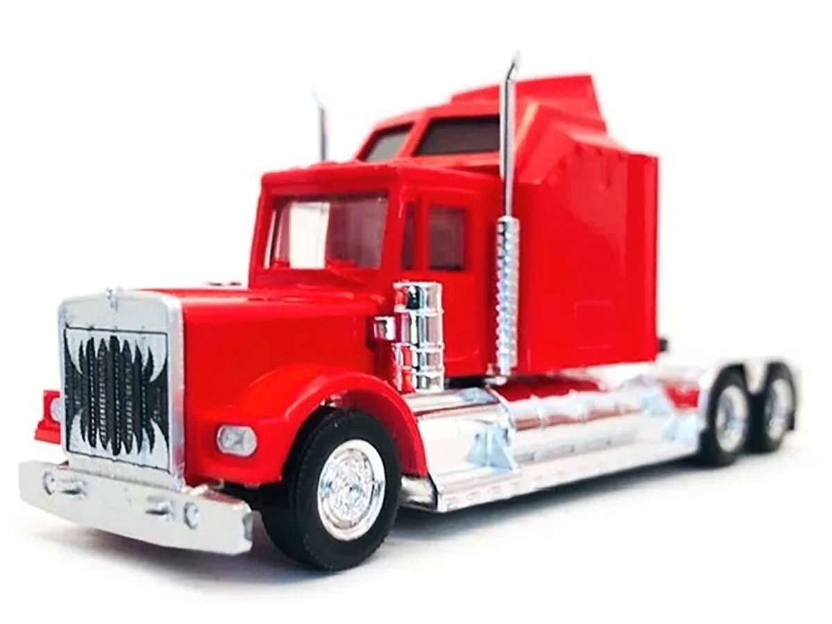 035235R Kenworth W900 with Extra Large Sleeper Red 1-87 HO Scale Plastic Model Car