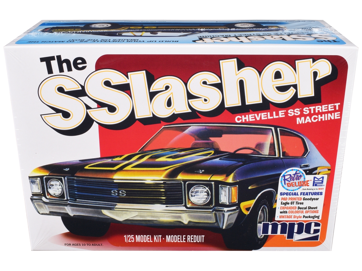 1014 Skill 2 Model Kit Chevrolet Chevelle SS Street Machine The SSlasher 1-25 Scale Model Car
