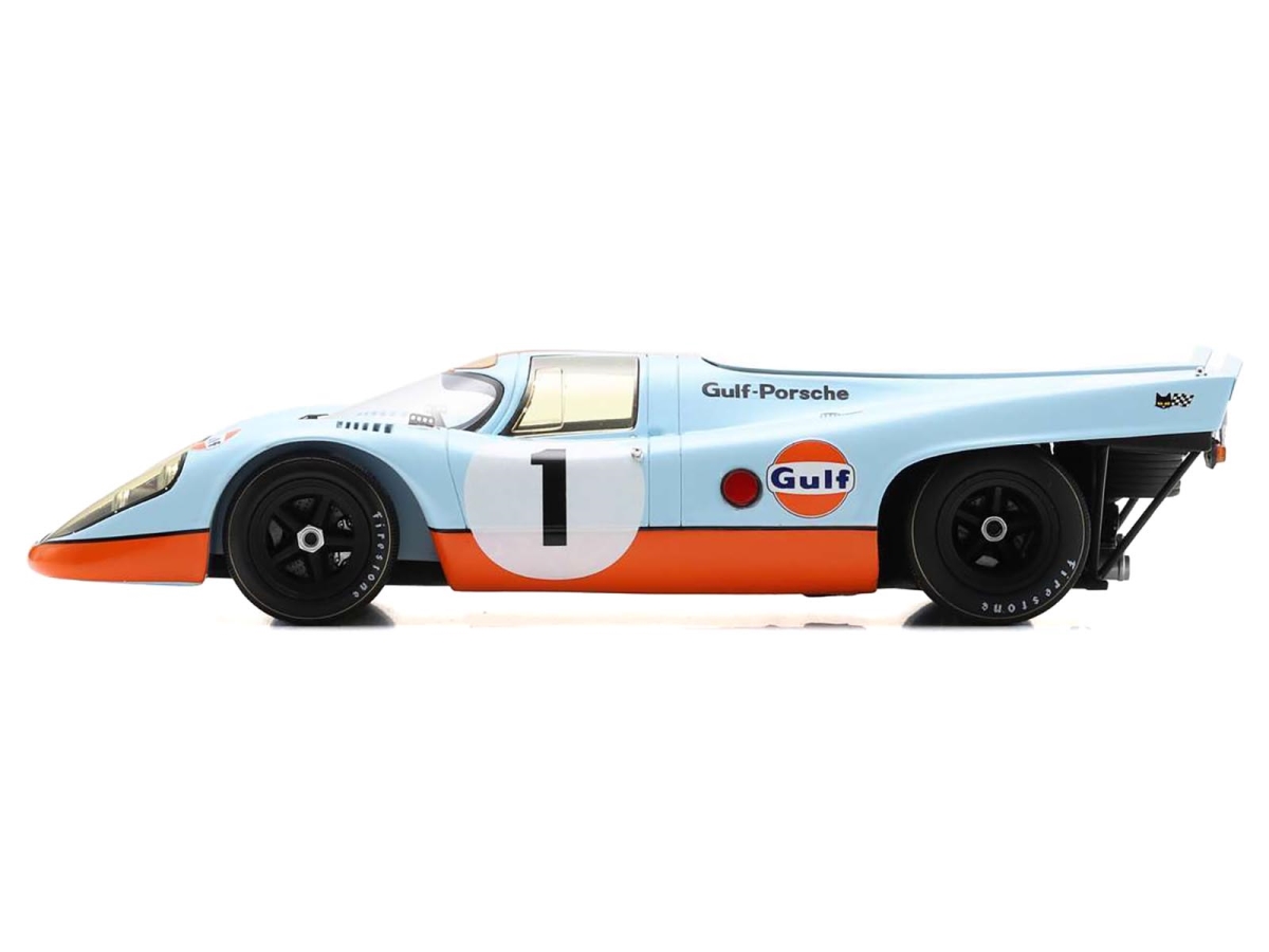 Picture of Spark 18US020 No.1 Porsche 917K Jo Siffert-Brian Redman J.W. Automotive Engineering 2nd Place 24 Hours of Daytona 1970 with Acrylic Display Case 1-18 Scale Model Car