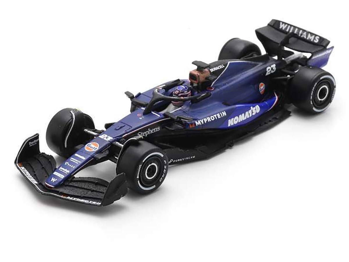 Picture of Spark Y377 No.23 Williams FW46 Alex Albon Racing Formula One F1 Bahrain GP 2024 1-64 Scale Diecast Model Car