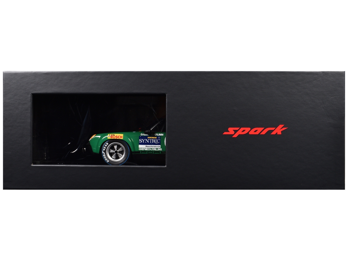 Picture of Spark 18S855 No.69 Porsche 914-6 Gerd Quist-Dietrich Krumm Autohaus Max Moritz GmbH 24 Hours of Le Mans 1971 & Acrylic Display Case 1-18 Scale Model Car