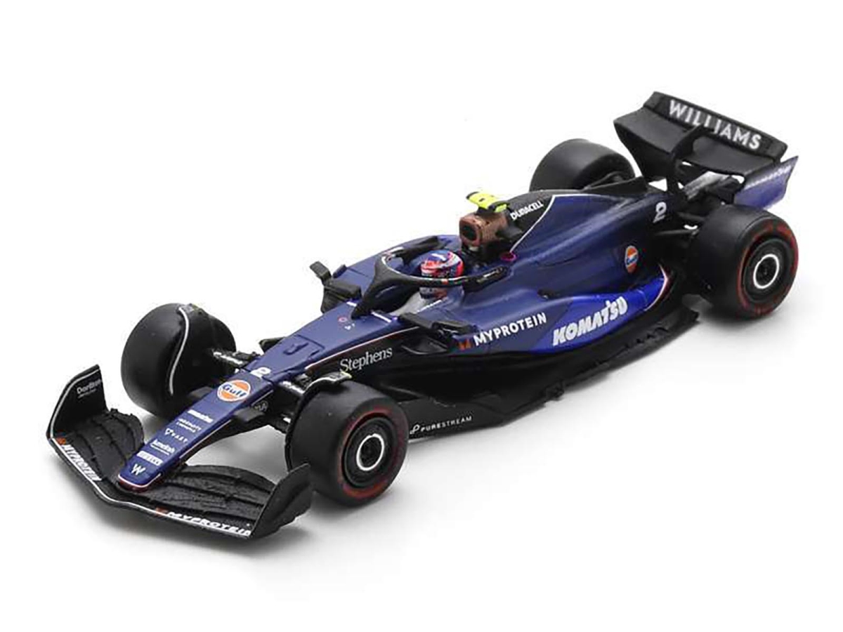 Picture of Spark Y376 No.2 Williams FW46 Logan Sargeant Racing Formula One F1 Bahrain GP 2024 1-64 Scale Diecast Model Car