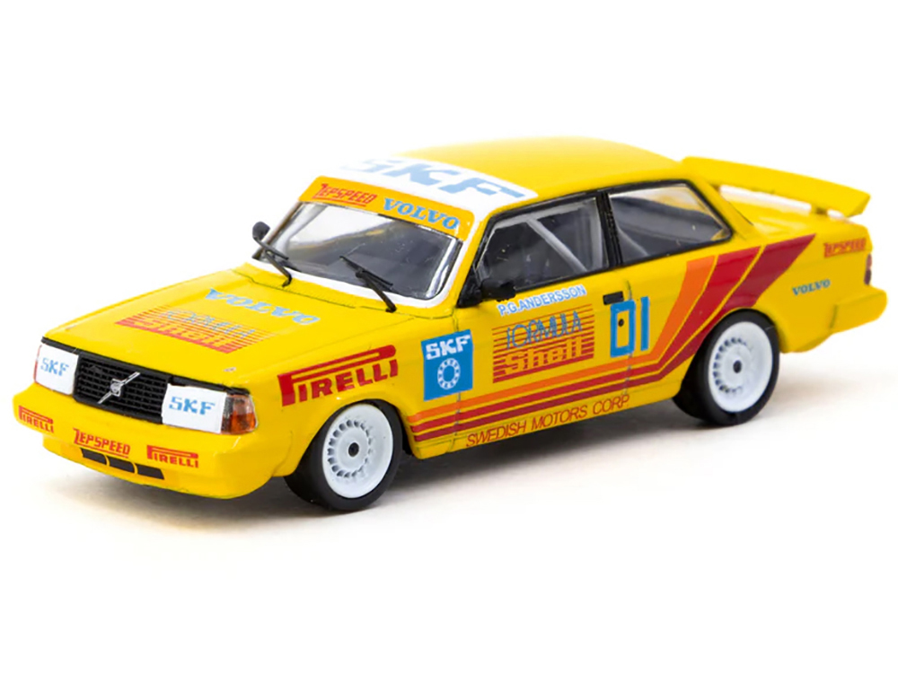 Picture of Tarmac Works T64-050-88THA01 Volvo 240 Turbo No.01 Per-Gunnar Andersson Winner Thai Group A Championship Bira Circuit Pattaya 1988 Hobby64 Series 1-64 Scale Diecast Model Car