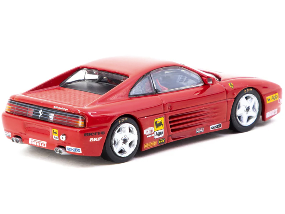 Picture of Tarmac Works T64-082-PRE Ferrari 348 Challenge Presentation Version Red Hobby64 Series 1-64 Scale Diecast Model Car