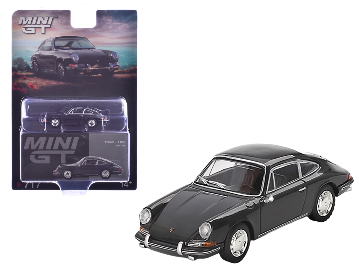 MGT00717 Slate Gray Limited Edition 1-64 Scale Diecast Model Car for 1964 Porsche 911