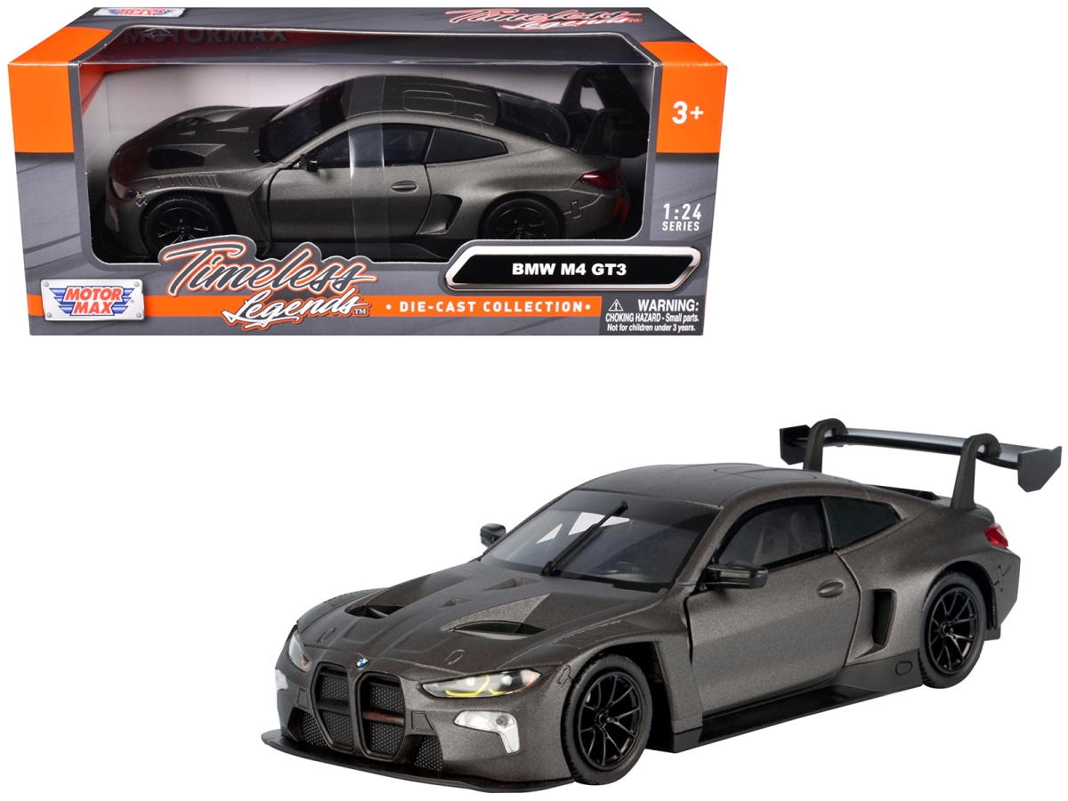 79390MBK BMW M2 GT3 Matte Black Timeless Legends Series 1-24 Scale Diecast Model Car
