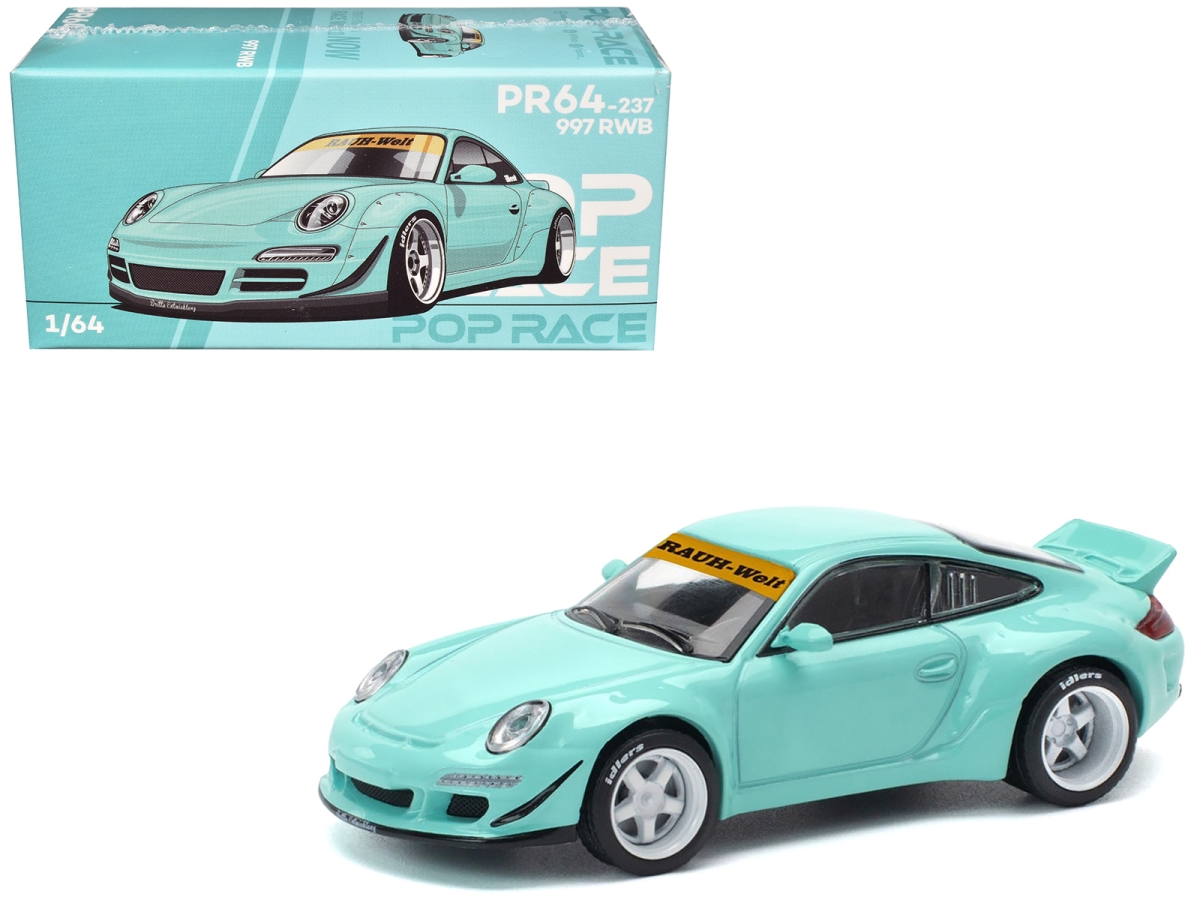 PR640237 997 RWB Light Blue 1-64 Scale Diecast Model Car