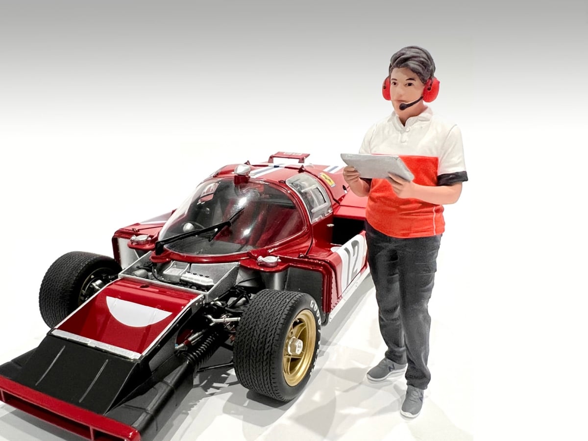 AD-19003 Race Crew Figure No.3 for 1-18 Scale Model Kit